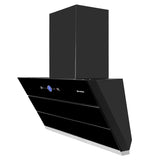 Faber 90 cm 1500 m³/hr Wall Mounted Kitchen Chimney (HOOD COMET BLDC FL HC BK 90, Filterless technology, Touch & Gesture With Remote Control, Black)