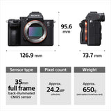 Sony Alpha ILCE-7M3K Full-Frame 24.2MP Mirrorless Digital SLR Camera with 28-70mm Zoom Lens | 4K Full Frame | Real-Time Eye Auto Focus | Tiltable LCD, Low Light Camera - Black