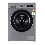LG 8 Kg 5 Star Inverter Direct Drive Front Load Washing Machine (FHB1208Z4P, Platinum Silver,