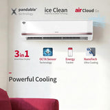 Hitachi 1.5 Ton 5 Star, New star rated, SUMO 5700XXL Heavy Duty Inverter Ac (Copper, Wi-Fi, Smart View Display, Dual Louver, 4-Way Swing, Hybrid Convertible,RAS.Y519PCDISL, White)