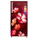 Lloyd Havells 188 L 1 Star Direct-Cool Single Door Refrigerator (2025 Model, GLDC201GIWT2JC,Floret WINE)