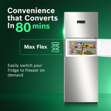 Bosch 302L, 3 Star, MaxFlex Convert Frost Free Triple Door Refrigerator | 8-in-1 Convertible Storage Modes | 57L Extra Convertible Zone | Cool Extend up to 18 hours (CMC33S03NI, Fine Steel)