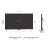 Vu 189cm (75 inches) Masterpiece Frame Series 4K QLED TV 75MASTERPIECE (Armani Gold)