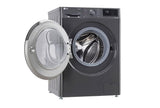 LG 10 Kg 5 Star Inverter Wi-Fi Fully-Automatic Front Loading Washing Machine with Inbuilt heater (FHP1410Z5M, Middle Black with Chrome Door, AI DD Technology & Steam)