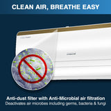Voltas 1 Ton, 3 Star Inverter Smart Air Split AC (Copper, IoT Enabled, 5-in-1 Adjustable Mode, Anti-Dust Filter, 123V Vertis Smart Elite Gold, White) (WITHOUT BOX)