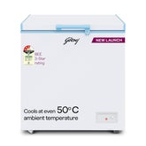 Godrej 207 L 3 Star Deep Freezer, Convertible Freezer & Cooler, Pentacool+ Cooling, D-Cool Technology, Copper Capillary, 5 Years Compressor Warranty (DH ESNCH 230C 1HCGP RW)