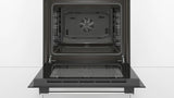 Bosch 66 L Series 2 built-in oven with 3D hot air 60 x 60 cm (HBF133BR0I, Stainless Steel)