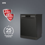 IFB 16 Place Settings ‎Hot water wash Free Standing Dishwasher (Neptune VX2 Plus, Inox Grey, In Built Heater with Turbo Drying, Perfect for Indian Utensils) (Open Box / Without Box)