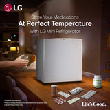 LG 43 L 1 Star Direct Cool Minibar Single Door Refrigerator (GL-M051RSWB, Super White)