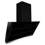 Faber 90cm 1350 m3/hr Autoclean Slant Chimney, Filterless, Lifetime on Motor, 5Yr Comprehensive Warranty, (ZENITH FL HC SC BK IN 90,Touch & Gesture Control,Black)