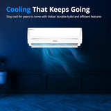 Voltas 1.5 ton, 3 Star, Hot & Cold Inverter Split AC (Copper, 4-in-1 Adjustable Mode, Anti Fungi Technology, Voltas SAC 183VH Vectra Zenith Silver)