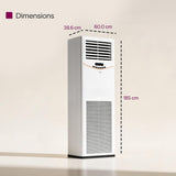 Godrej 2 Ton 2 Star, Self Clean Technology, Anti Freeze Protection, Inverter Tower AC (Copper, AC 2.0T TR TIC 24M2TG GA 4, White)