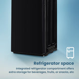 Haier Floor Standing Water Dispenser, Hot, Cold & Normal Water, LED Indicator, Child Lock, Anti-Rodent, Anti-Corrosive, Midnight Black | Pro Series – HWD-3BPFMR