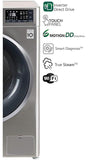 LG 7 kg Inverter Wi-Fi Enabled with STS-VCM & TurboWash Fully Automatic Front Load Washing Machine with In-built Heater Grey (FHT1207SWS)
