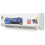 Panasonic EU 7 in 1 Convertible 1 Ton 3Star Inverter Split,(100% Copper Condenser, CS/CU-EU12BKY3F), With 55°Tested,Ag clean Filter,High CFM&Eco tough Outdoor Crystal Clean Technology & Shild Blue+