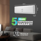 Godrej 2 Ton 3 Star, 5 Years Comprehensive Warranty, 5-In-1 Convertible Cooling, Inverter Split AC (Copper, I-Sense Technology, SIC 24ITC3-WZR, White)