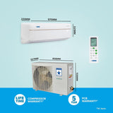 Blue Star 1.5 Ton 3 Star Inverter Split AC (IA318VXU, White, 2026 Model) – 4-in-1 Convertible Cooling, Copper Condenser, Turbo Cool, Energy Efficient & Low Noise Operation
