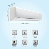 Daikin 2.02 Ton 3 Star, Inverter Split AC (Copper, PM 2.5 Filter, 2022 Model Model, FTKL71UV16, White)