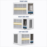 Haier 1.5 Ton 3 Star Fixed Speed Window AC, Copper Condenser, Turbo Cooling, Long Air Throw, Anti-Bacterial Filter, Cools at 54°C, White, HWA18-W3NB-PF