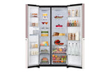 LG 650L GL-B257EPT3 Side-By-Side Refrigerator with DoorCooling+, WiFi Convertible, Multi Air Flow, Objet Collection, Clay Pink