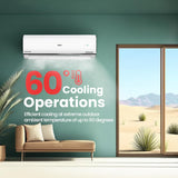 Haier 2.0 Ton 3 Star AI Climate Control HEXA Inverter Smart AC Kinouchi Heavy Duty Pro, Cools at 60°C, 20 Mtr. Air Throw - HSU24K-PYAIR3BN-INV, White)