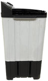 Voltas Beko, A Tata Product 10 Kg 5 Star Semi-Automatic Top Load Washing Machine (WTT100UPA/GRSSWH5PTDA, Grey, Special pulsator and Double waterfall Technology)