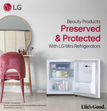 LG 43 L 1 Star Direct Cool Minibar Single Door Refrigerator (GL-M051RSWB, Super White)
