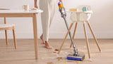 Dyson V12s Detect Slim Submarine Wet & Dry Cordless Vacuum Cleaner, 150AW Suction, Fluffy Optic, LCD Display