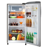 LG 185 Litres 3 Star Direct Cool Single Door Refrigerator with Smart Inverter Compressor (GLD1936YAPZ, Shiny Steel) (2026 Model)