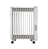 Russell Hobbs ROR11DF 2900W 11-Fin Oil Filled Radiator Room Heater | Smart Digital Heating, 24H Timer, 3 Intelligent Modes, Safety Protection | LED Touch, Foldable Wheels