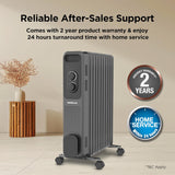 Havells Jade Grey 11-Fin Oil Filled Room Heater (OFR) – Efficient Room Heating (GHROFEME250)