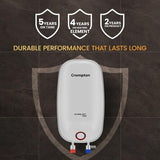 Crompton Rapid Jet Neo 3L Instant Water Heater | Anti-Scale Technology | Fast Heating