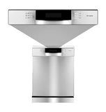 Faber 14 Place Settings Freestanding Dishwasher with 8 Washing Programs, Power Memory, LED Display, Natural Drying & 1–24 Hours Delay, Stainless Steel – FFSD 8PR 14S