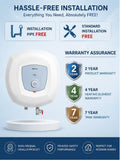 Havells Greta Prime 15L Storage Water Heater 2000W – White & Blue | Glassline Coated Tank
