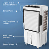 Crompton Optimus 80L Desert Air Cooler with Honeycomb Pads, Auto Fill & 4-Way Air Deflection