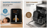 Crompton Ameo Edge 5L Digital Air Fryer – NutriGuard Technology, 10 Preset Menus & SilentPro Technology