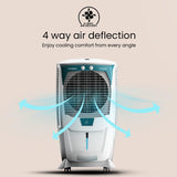 Crompton Ozone 75 Litres Desert Air Cooler for home | Large & Easy Clean Ice Chamber | 4-Way Air Deflection
