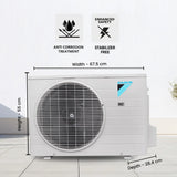 DAIKIN 1 Ton 2 Star Split AC (Copper Condenser, PM 2.5 Filter, FTQ35XV16WBA)