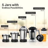 Bosch MG8915A1KI TrueMixx Pro 1100W Mixer Grinder (Black)