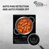 Havells Induction Cooktop Tc 18 1800 Watt (Crystal Glass, Black) (Ghcicdqk180)