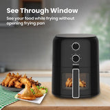 Havells Prolife VISTA 4.2L Air Fryer (GHCAFSRK135) – Aero Crisp Technology, Non-Stick Basket, Black
