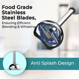 Crompton Blendserve 300W Hand Blender (ACGHB-BLENDSERVSS) | Steel Stem | Detachable & Silent