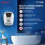 Havells Magnatron Prime 4S 15L Storage Water Heater (Geyser) | Induction Technology | Faster Heating | Hard Water Compatible