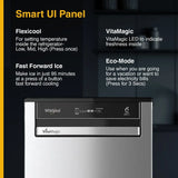 Whirlpool VitaMagic Pro 192L 3 Star Direct Cool Single Door Refrigerator | Alpha Steel | Auto Defrost | Zeolite Technology | Stabilizer Free | Up to 12 Days Garden Freshness 215 VMPRO PRM 3S ALPHA STEEL (73692)