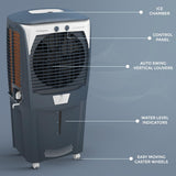 Crompton Ozone Royale Desert Air Cooler 88L – Honeycomb Pads & Humidity Control