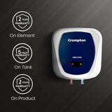 Crompton Amica Pro 15L Storage Water Heater (ASWH-5215) | 2000W | 5 Star Rated | Rust-Proof Body