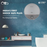 Havells Otto 25 Litre 5-Star Storage Water Heater with Anti-Rust Tank, Temperature Sensing LED Indicator & Shock Safe Plug