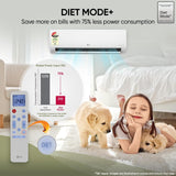 LG 3 Star (1.0) Split AC, AI Convertible, Auto Clean, Gold Fin+, Diet Mode+, Viraat Mode, 3.3 kW, 2026 Model,(AS-Q12CNXE)