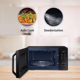 Samsung 23 L Grill Microwave Oven (MG23A3515AK/TL, Black, Various Auto Cook Programs, Keep Warm, Quick Defrost, LED Display, Ceramic Enamel Cavity, Wire Rack with 10 year warranty)