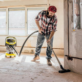 KARCHER WD 6 P S V-30/6/22/T |30 litres Stainless Steel Capacity|Power Socket|Blower Function|6 m Cable with 2.2 m Suction Hose| Efficient Cleaning Wet and Dry Vacuum Cleaner